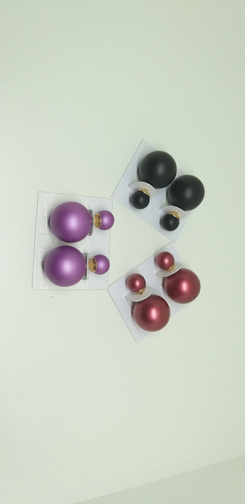 Glass Earring Jewellery (available in 8 colours)